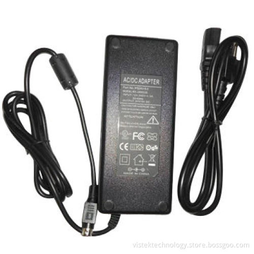 24V 5A AC/DC Desktop Switching Adapters, 4-pin DIN Connector